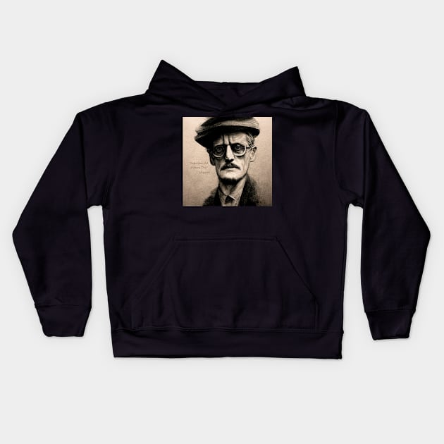 James Joyce Kids Hoodie by Literatury